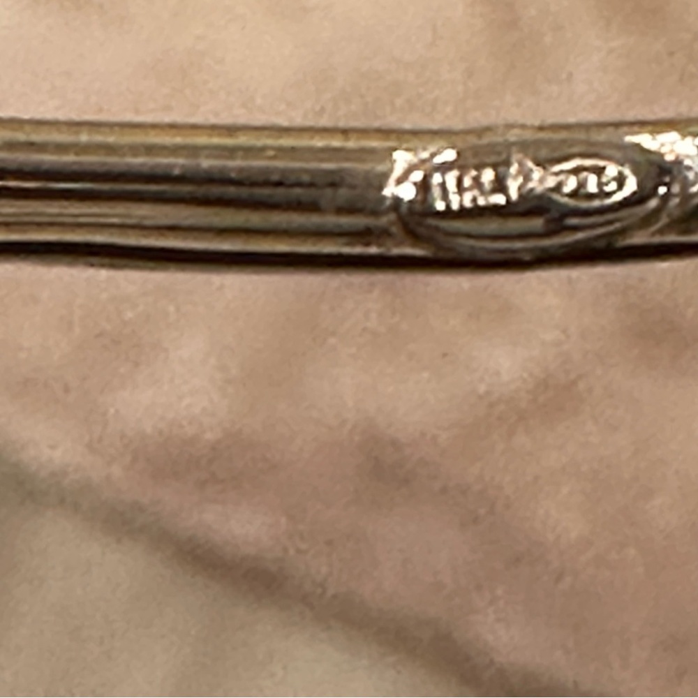 Sterling Silver Rectangular Bangle Bracelet - image 4